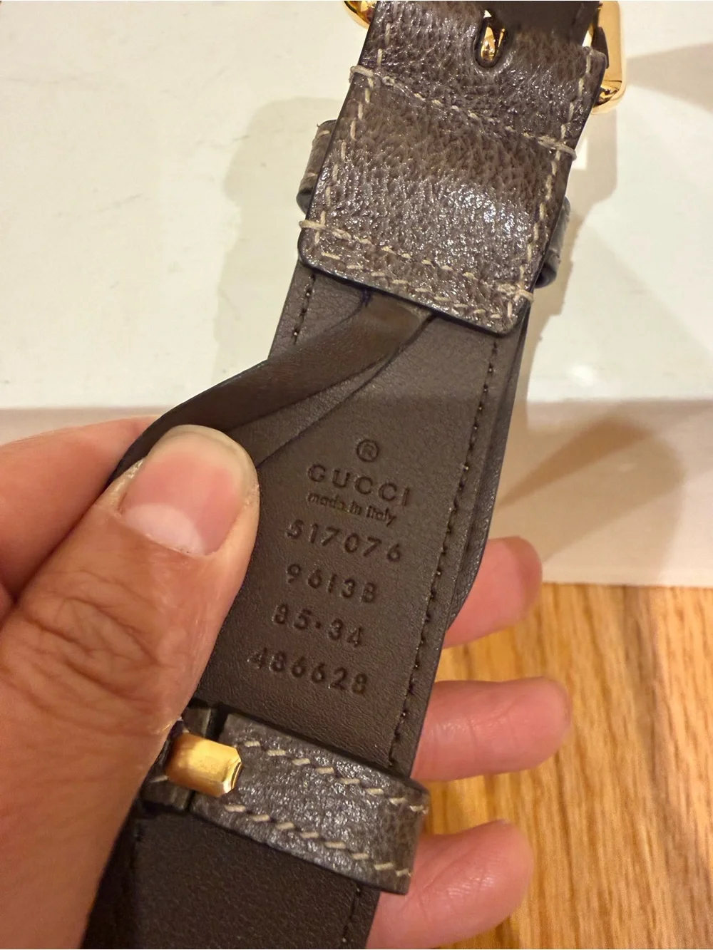 Gucci Leather Belt 95/34 - Picture 3 of 3